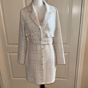 2 Piece Jacket & Dress Set - Size Large